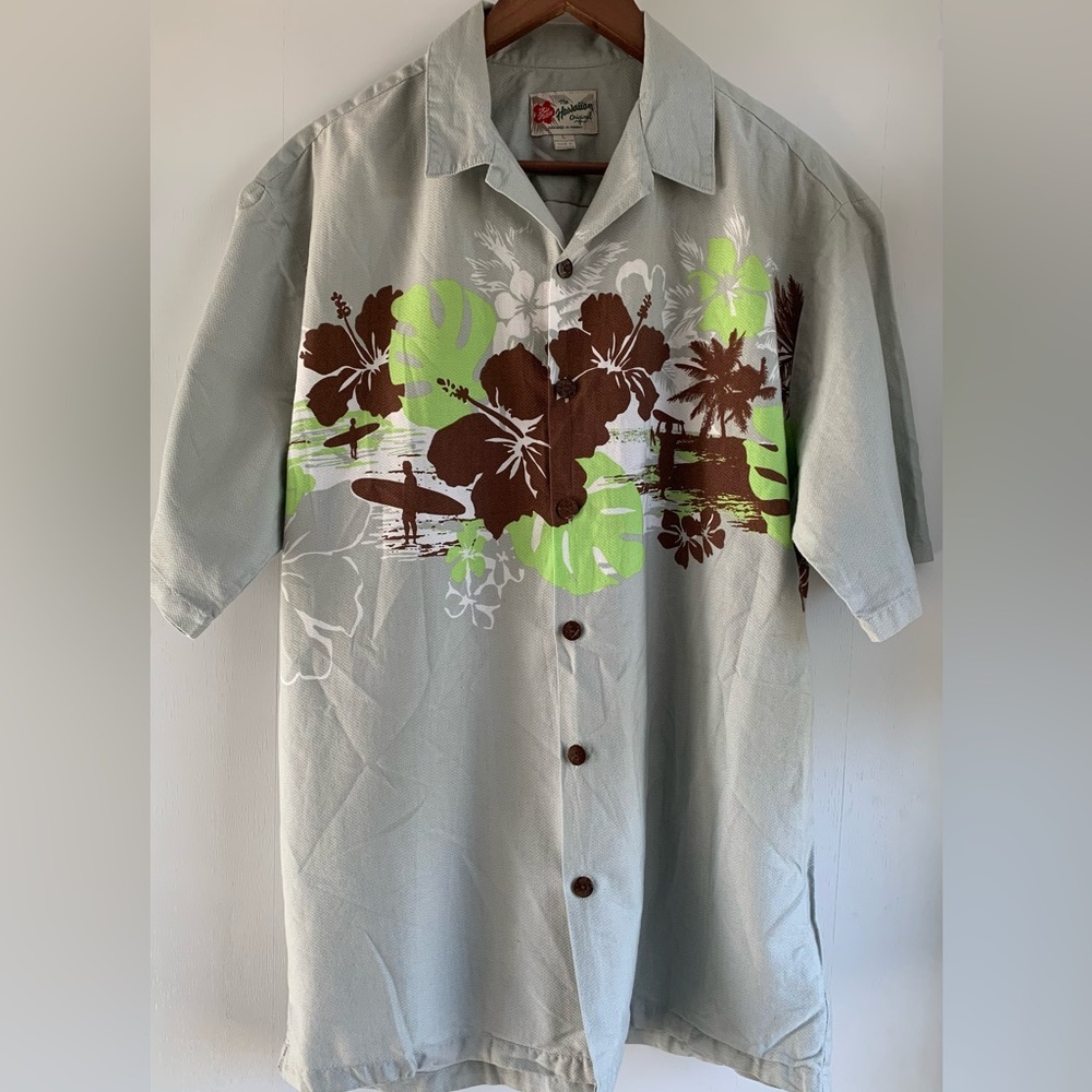 Hilo Hattie - The Hawaiian Original Button Down Shirt. Vintage. Size L